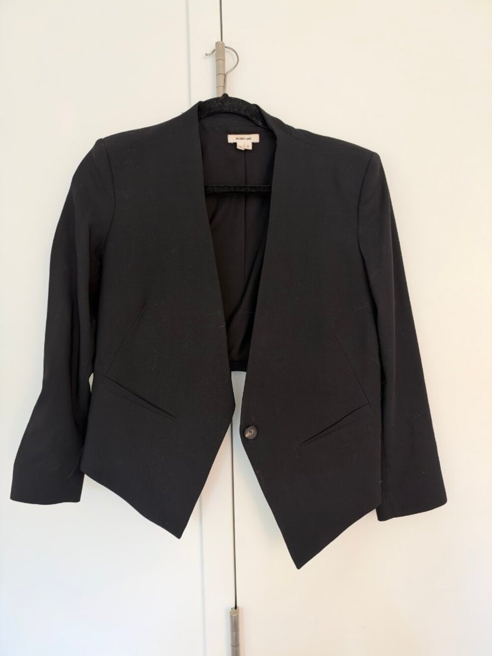 Helmut Lang Black Tuxedo Blazer, Small